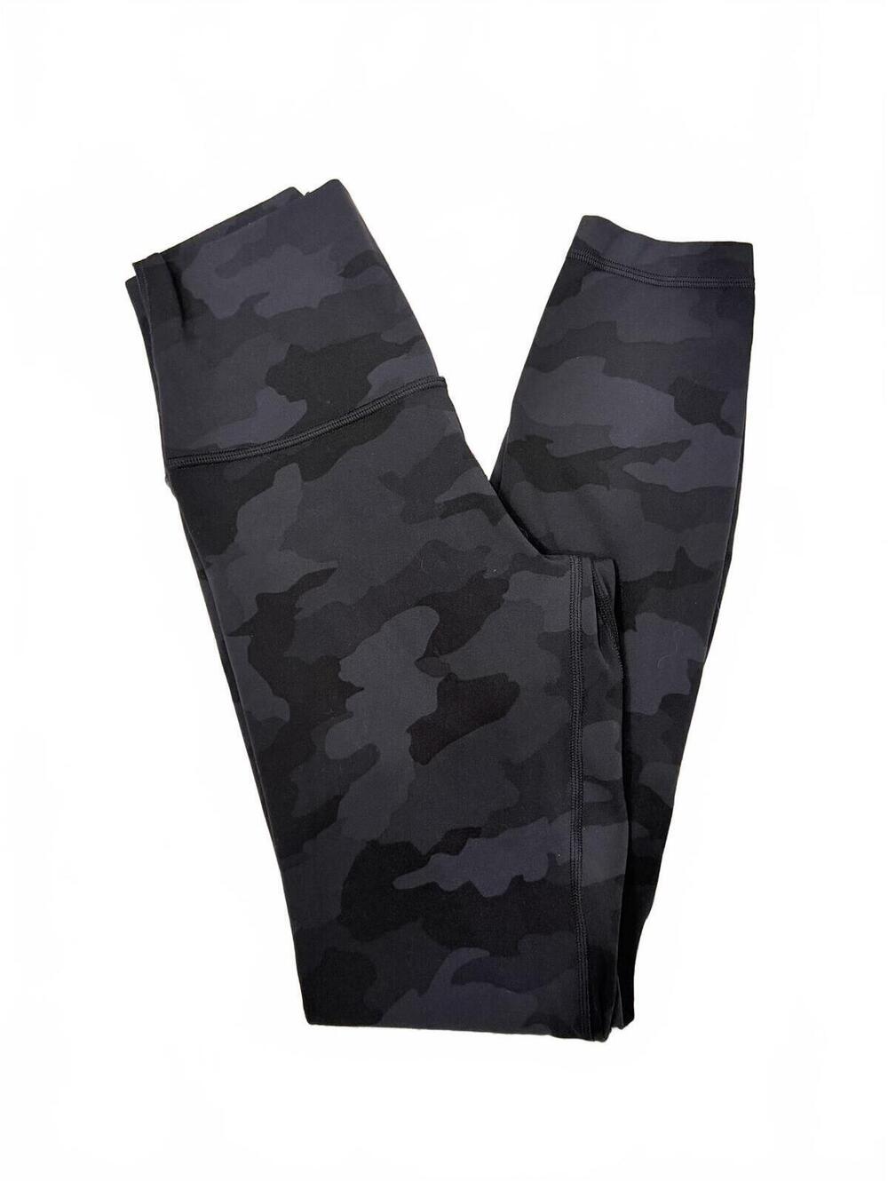 Lululemon Align High-Rise Pant Heritage 365 Camo Deep Coal Multi 25" Size 4